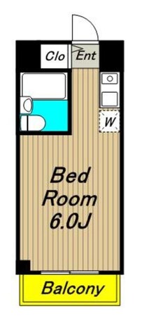 スカイコート下高井戸の物件間取画像